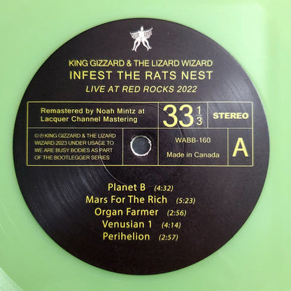 King Gizzard And The Lizard Wizard - Infest The Rats Nest (Live At Red Rocks 2022) (VINYL) | Near Mint (NM) Mint (M)-