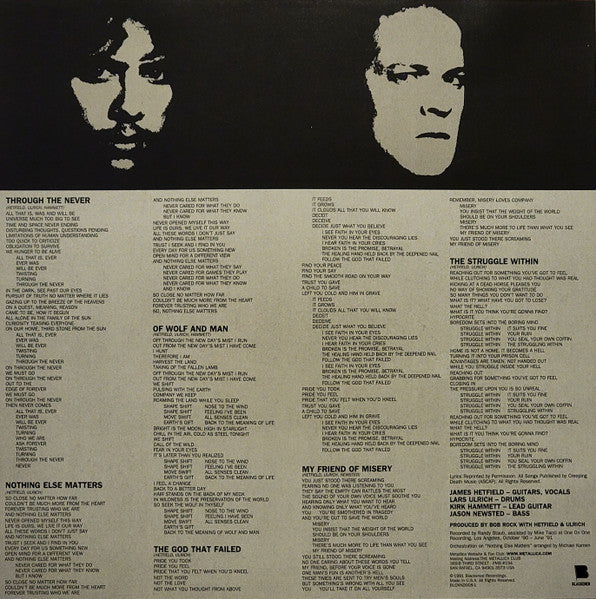 Metallica - Metallica (2xVINYL) | Near Mint (NM) Mint (M)-