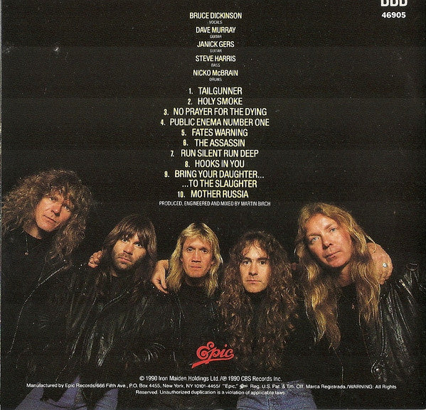 Iron Maiden - No Prayer For The Dying (CD) | Near Mint (NM or M-)-