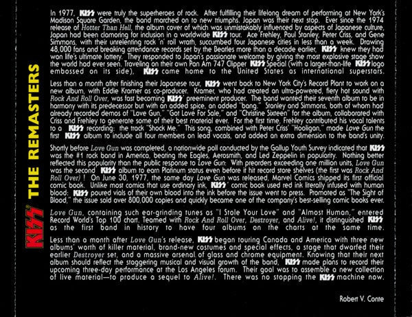KISS - Love Gun (CD) | Near Mint (NM) Near Mint (NM)-