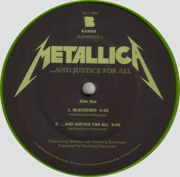 Metallica - ...And Justice For All (2xVINYL) | Near Mint (NM) Mint (M)-