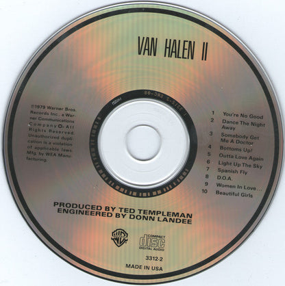 Van Halen - Van Halen II (CD) | Near Mint (NM) Near Mint (NM)-