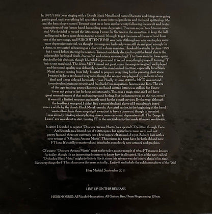 Obscura Arcana Mortis: The Demo Years (10" VINYL) | Near Mint (NM) Near Mint (NM)-