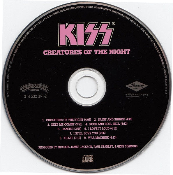 KISS - Creatures Of The Night (CD) | Near Mint (NM) Near Mint (NM)-
