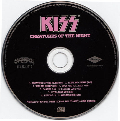KISS - Creatures Of The Night (CD) | Near Mint (NM) Near Mint (NM)-