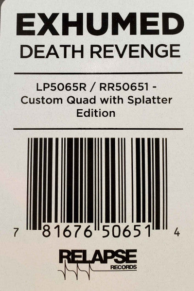 Exhumed - Death Revenge (VINYL) | Near Mint (NM) Mint (M)-