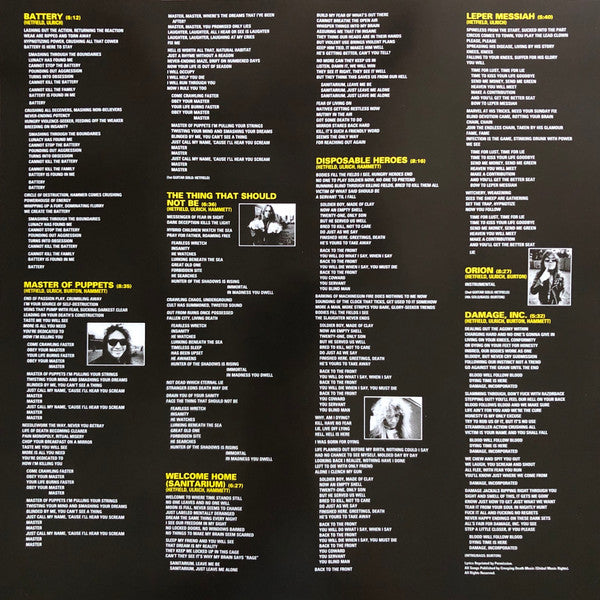 Metallica - Master Of Puppets (VINYL) | Near Mint (NM) Mint (M)-