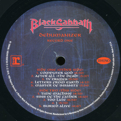 Black Sabbath - Dehumanizer (2xVINYL) | Near Mint (NM) Near Mint (NM)-
