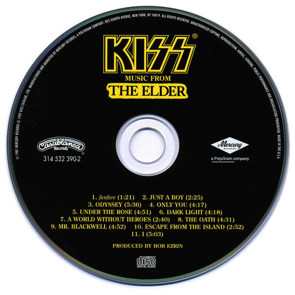 KISS - (Music From) The Elder (CD) | Near Mint (NM) Near Mint (NM)-