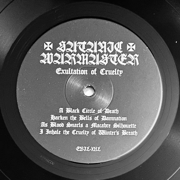 Satanic Warmaster - Exultation Of Cruelty (VINYL) | Near Mint (NM) Near Mint (NM)-