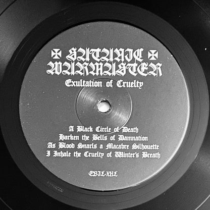 Satanic Warmaster - Exultation Of Cruelty (VINYL) | Near Mint (NM) Near Mint (NM)-