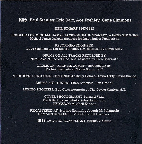 KISS - Creatures Of The Night (CD) | Near Mint (NM) Near Mint (NM)-