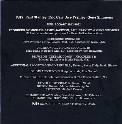 KISS - Creatures Of The Night (CD) | Near Mint (NM) Near Mint (NM)-