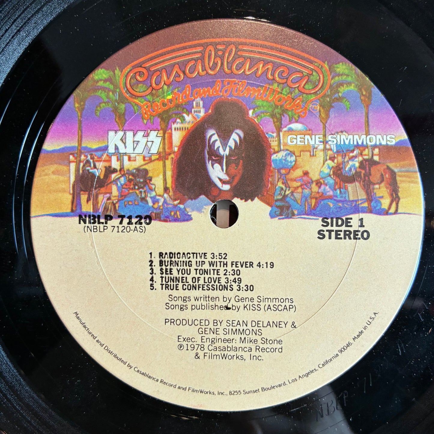 Kiss - Gene Simmons (VINYL) *NO POSTER* | Very Good Plus (VG+) Very Good Plus (VG+)-