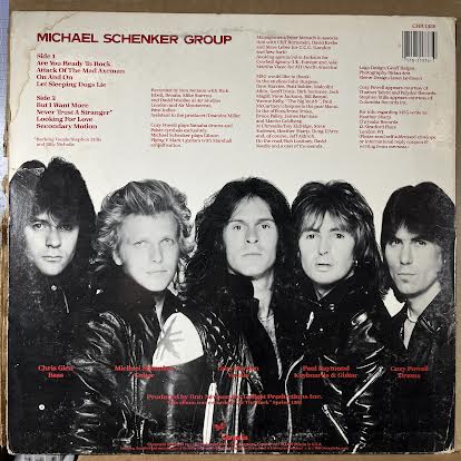 The Michael Schenker Group - MSG (VINYL) | Very Good (VG)-