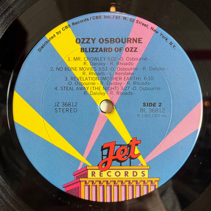 Ozzy Osbourne - Blizzard Of Ozz (VINYL) | Very Good Plus (VG+) Very Good Plus (VG+)-