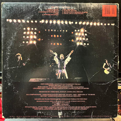 Ozzy Osbourne - Blizzard Of Ozz (VINYL) | Very Good Plus (VG+) Very Good (VG)-