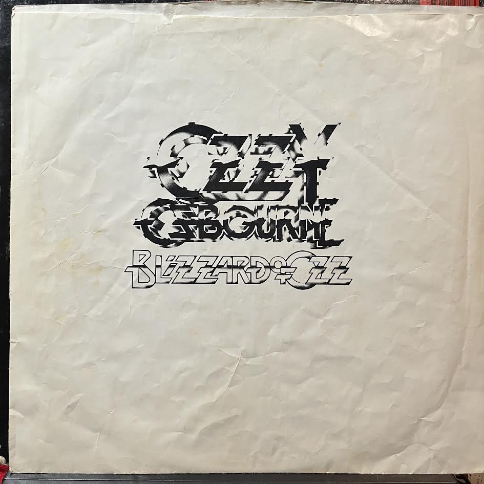 Ozzy Osbourne - Blizzard Of Ozz (VINYL) | Very Good Plus (VG+) Very Good (VG)-