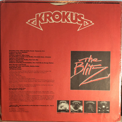 Krokus - The Blitz (VINYL) | Excellent (EX)-