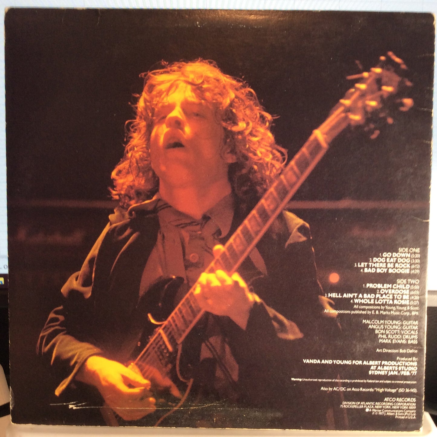 AC/DC - Let There Be Rock (VINYL) | Very Good Plus (VG+)-