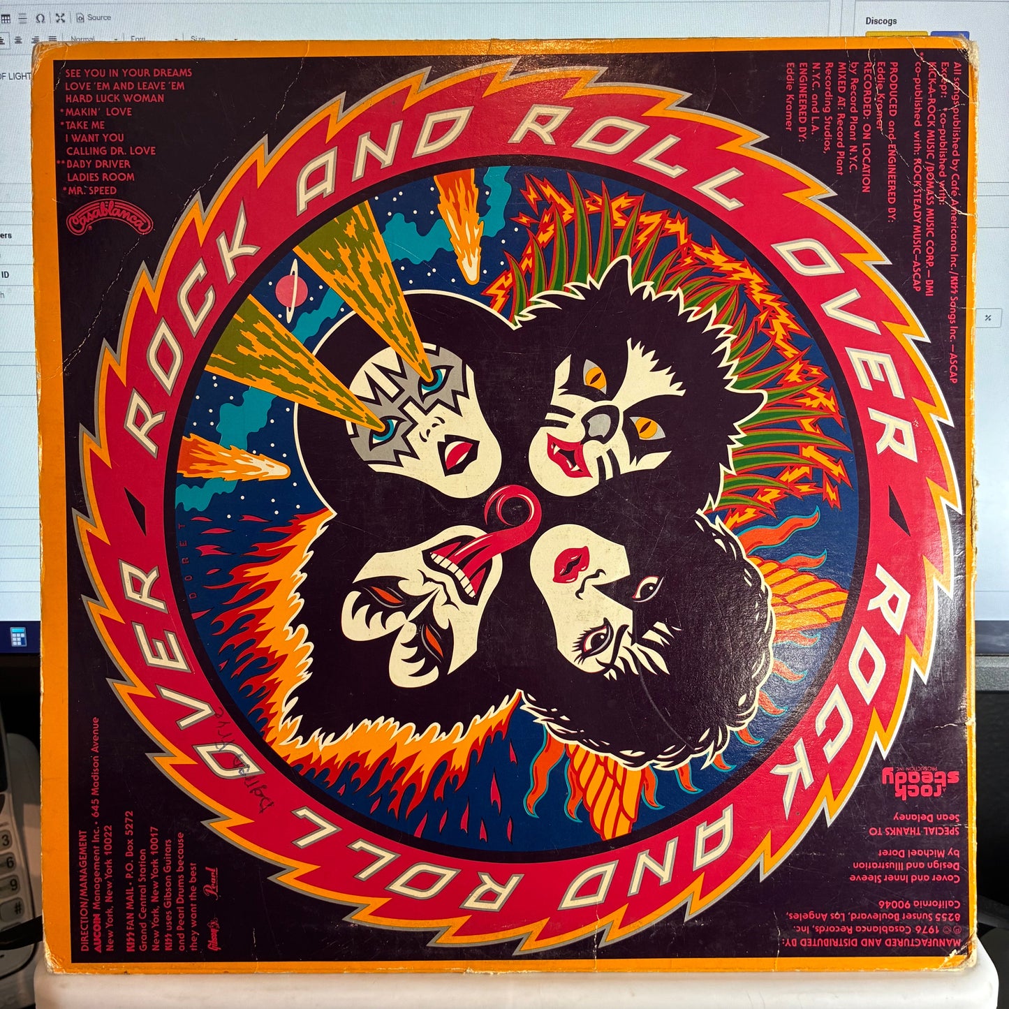 Kiss - Rock And Roll Over (VINYL) | Very Good (VG) Very Good Plus (VG+)-