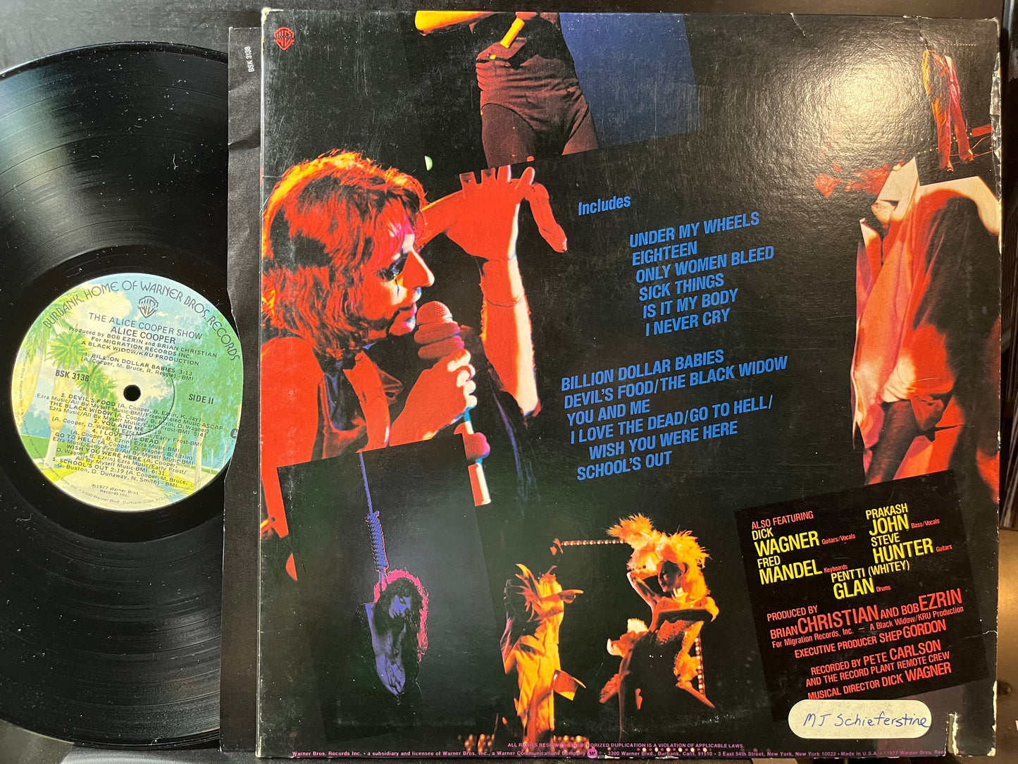 Alice Cooper - The Alice Cooper Show (VINYL LP) | Near Mint (NM or M-) Excellent+ (EX+)-