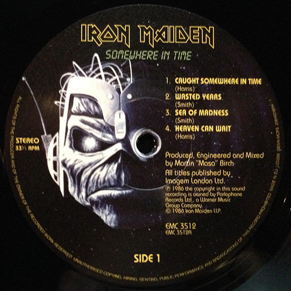 Iron Maiden - Somewhere In Time | Mint (M) Mint (M)-