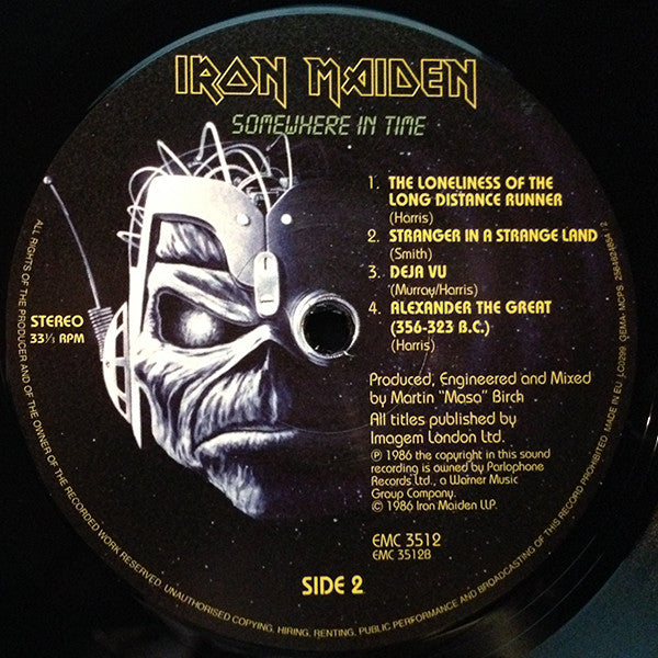 Iron Maiden - Somewhere In Time | Mint (M) Mint (M)-