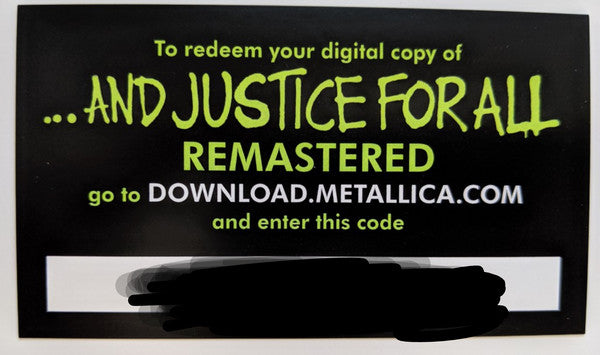 Metallica - ...And Justice For All | Mint (M) Mint (M)-