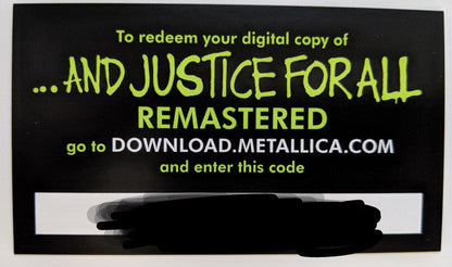 Metallica - ...And Justice For All | Mint (M) Mint (M)-