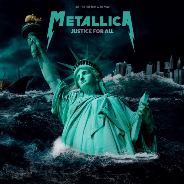 Metallica - Justice For All: Woodstock 1994 (Aqua Vinyl) [Import] | Mint (M) Mint (M)-