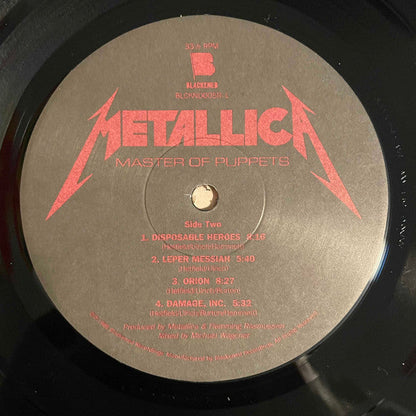 Metallica - Master Of Puppets (180 GRAM VINYL) | Mint (M) Mint (M)-