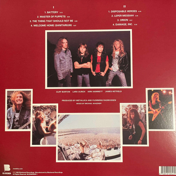 Metallica - Master Of Puppets (180 GRAM VINYL) | Mint (M) Mint (M)-