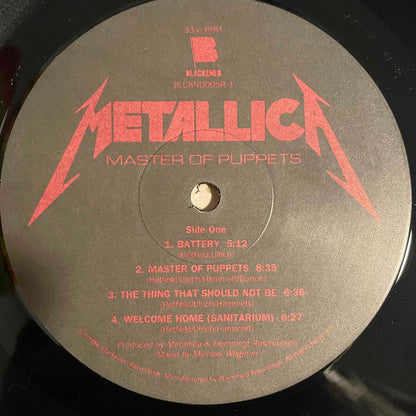 Metallica - Master Of Puppets (180 GRAM VINYL) | Mint (M) Mint (M)-