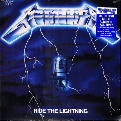 Metallica Ride The Lightning Blackened LP, Album, RE, RM Mint (M) Mint (M)-