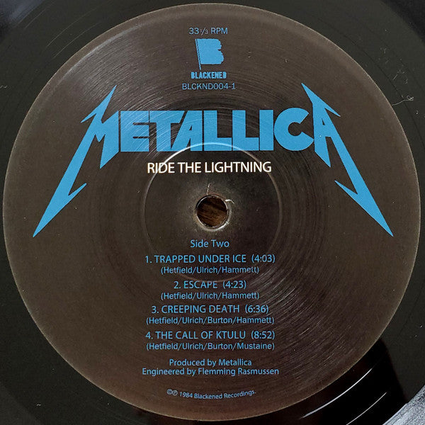 Metallica - Ride The Lightning (VINYL) | Mint (M) Mint (M)-