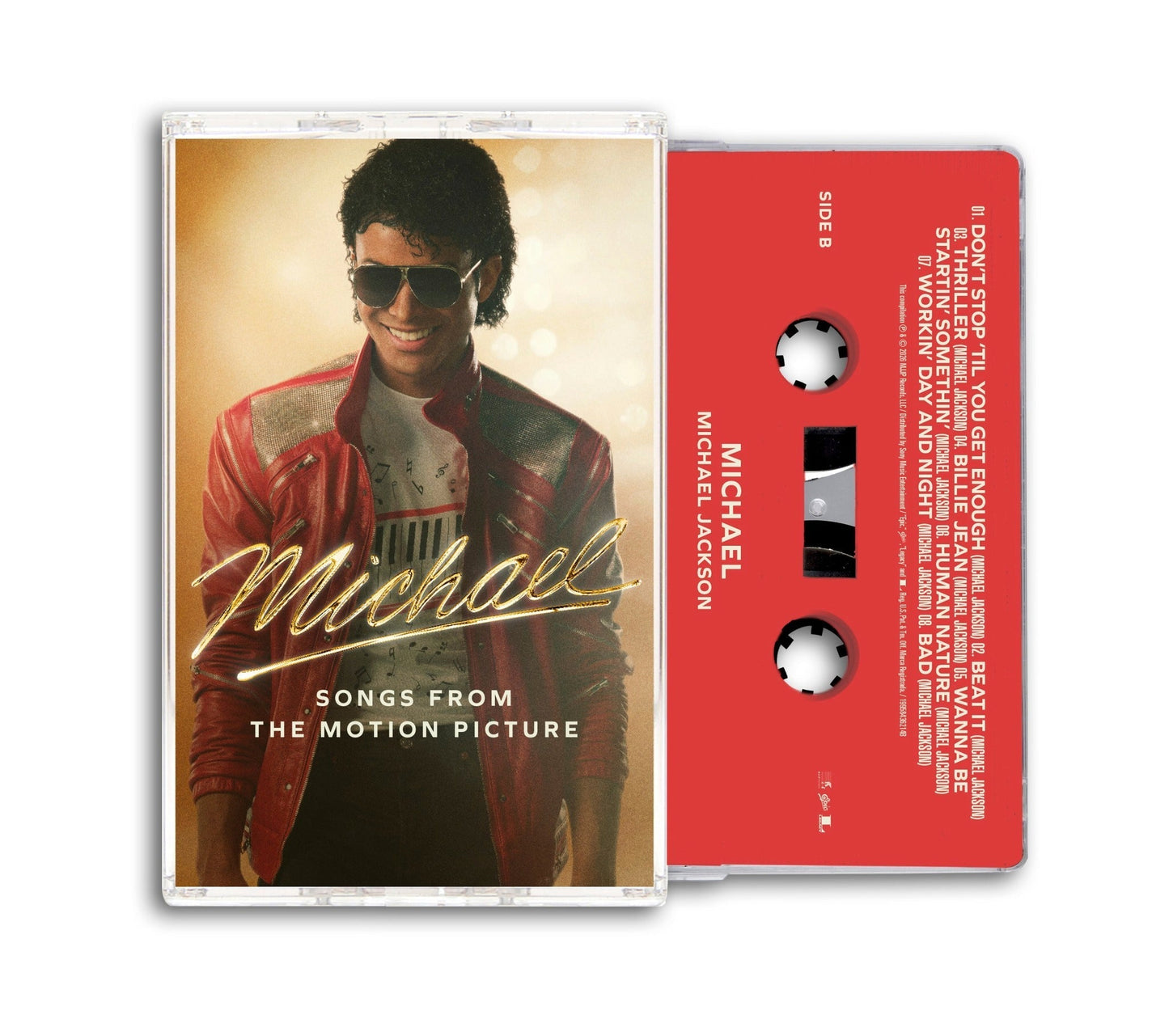 Michael Jackson - Michael – Songs From The Motion Picture [Red Cassette] |-