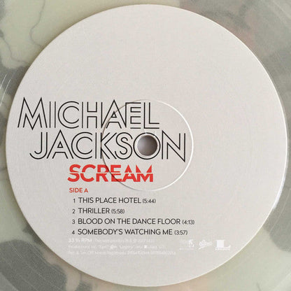 Michael Jackson - Scream (GLOW IN THE DARK + BLUE SPLATTER VINYL 2LP) | Mint (M) Mint (M)-