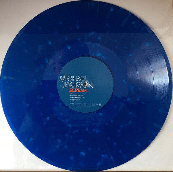 Michael Jackson - Scream (GLOW IN THE DARK + BLUE SPLATTER VINYL 2LP) | Mint (M) Mint (M)-