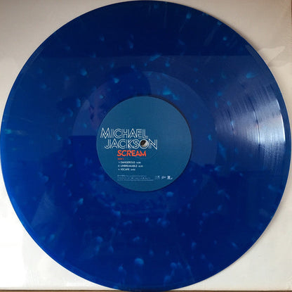 Michael Jackson - Scream (GLOW IN THE DARK + BLUE SPLATTER VINYL 2LP) | Mint (M) Mint (M)-