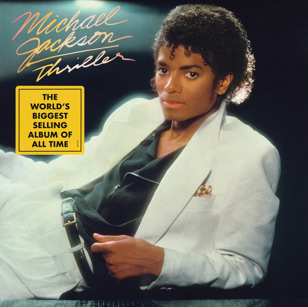Michael Jackson Thriller Epic, MJJ Productions LP, Album, RE, RP Mint (M) Mint (M)-