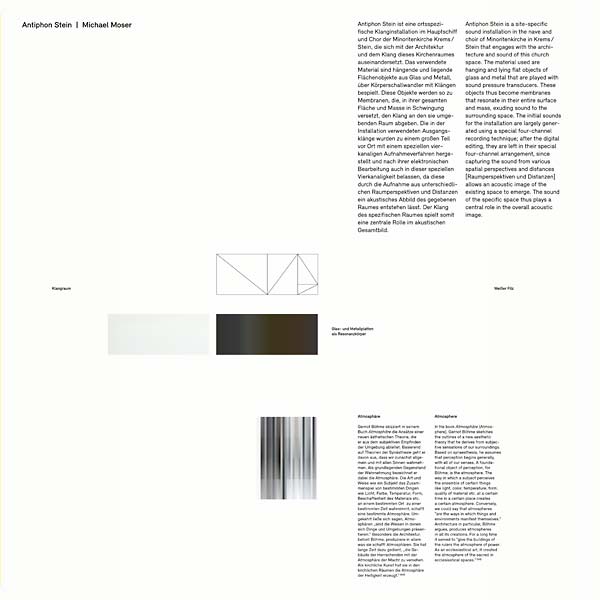 MICHAEL MOSER - Antiphon Stein |-