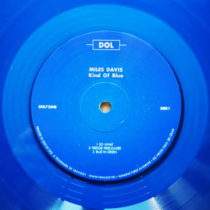 Miles Davis - Kind Of Blue (Blue Vinyl) | Mint (M) Mint (M)-