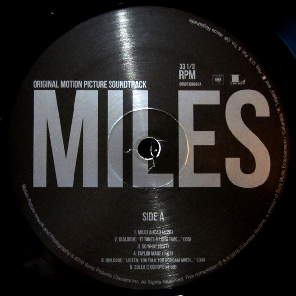 Miles Davis - Miles Ahead (Original Motion Picture Soundtrack) | Mint (M) Mint (M)-