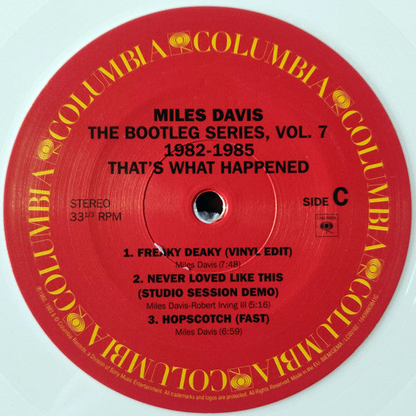 Miles Davis That's What Happened 1982-1985 (The Bootleg Series, Vol. 7) Columbia, Legacy, Sony Music 2xLP, Whi Mint (M) Mint (M)-