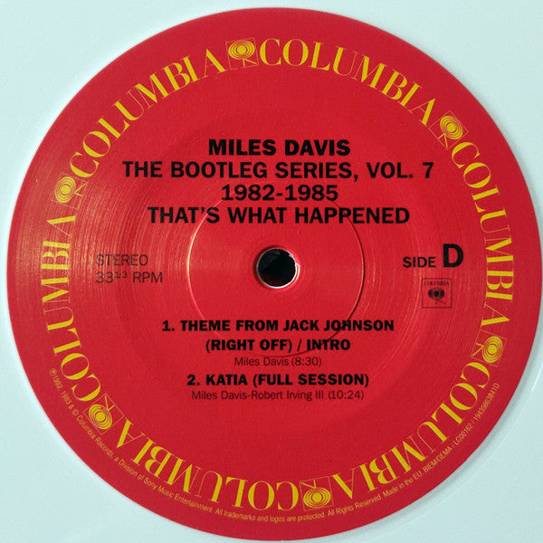 Miles Davis That's What Happened 1982-1985 (The Bootleg Series, Vol. 7) Columbia, Legacy, Sony Music 2xLP, Whi Mint (M) Mint (M)-
