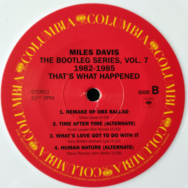 Miles Davis That's What Happened 1982-1985 (The Bootleg Series, Vol. 7) Columbia, Legacy, Sony Music 2xLP, Whi Mint (M) Mint (M)-