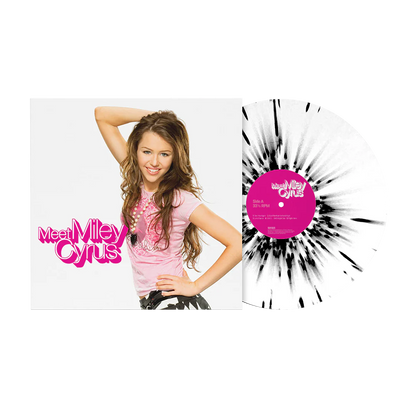 Miley Cyrus - Meet Miley Cyrus (Limited Edition, White/ Black Splatter Colored Vinyl) | Mint (M) Mint (M)-