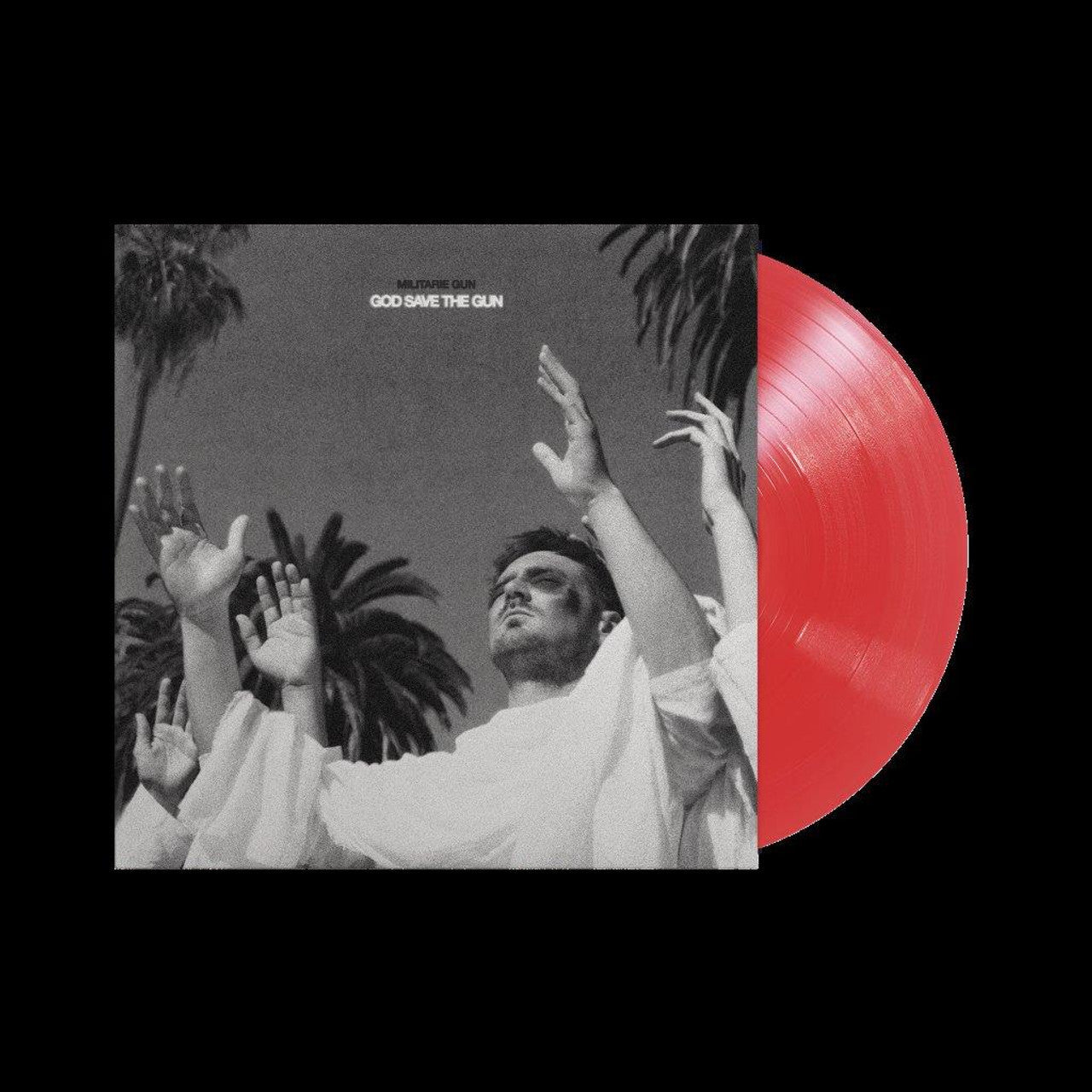 Militarie Gun - God Save The Gun (TRANSLUCENT RED VINYL) | Mint (M) Mint (M)-