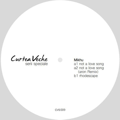 Mikhu - (PRESALE TBD) CVS009 (SILVER VINYL 12" Curtea Veche CVS009) | NEW Mint (M) Mint (M)-
